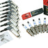 New Dragon Fire Performance Tune Up Set Complete With Iridium Spark Plugs and 8.5" Spark Plug Wires For 2014-2021 Cadillac Chevy and GMC 5.3L 6.2L 6.6L V8 Kit-1278