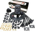 Dragon Fire Performance Pro Series Ready To Run Ignition Distributor Coil and 90° Ceramic Spark Plug Wire Set Compatible with Ford 221 255 260 289 302 302W V8