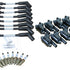 New Dragon Fire Performance Tune Up Set Ignition Coils Iridium Spark Plugs and 9.5" Spark Plug Wires For 2014-2021 Cadillac Chevy and GMC 5.3L 6.2L 6.6L V8 Kit-1341
