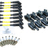 New Dragon Fire Performance Tune Up Set Ignition Coils Iridium Spark Plugs and 9.5" Spark Plug Wires For 2014-2021 Cadillac Chevy and GMC 5.3L 6.2L 6.6L V8 Kit-1344