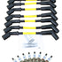 New Dragon Fire Performance Tune Up Set Complete With Iridium Spark Plugs and 9.5" Spark Plug Wires For 2014-2021 Cadillac Chevy and GMC 5.3L 6.2L 6.6L V8