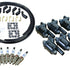 Dragon Fire Performance Custom Fit Tune Up Set Coils Iridium Spark Plugs & Universal LS Ceramic Plug Wires For 2014-2021 Cadillac Chevy & GMC 5.3L 6.2L 6.6L V8 Kit-1356