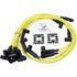 Dragon Fire Retro Race Series Transparent Yellow Spark Plug Wire Set For 1959-1972 Chrysler Dodge Mopar 383 400 413 440 V8