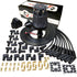 Dragon Fire Performance Pro Series Ready To Run Distributor Coil & 135° Ceramic Plug Wire Set For SBC BBC 262-283 302-350 383 396 400 402 427 454