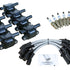Dragon Fire Performance Tune Up Set Ignition Coils Iridium Spark Plugs and 13" Spark Plug Wires For 2014-2021 Cadillac Chevy & GMC 5.3L 6.2L 6.6L V8 Kit-1253
