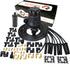 Dragon Fire Performance Pro Series Ready To Run Ignition Distributor Coil and 180° Spark Plug Wire Set For Chevy 327 350 427 454 With Tach Drive V8