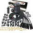 Dragon Fire Performance Pro Series Ready To Run Ignition Distributor Coil and 180° Ceramic Plug Wire Set For Chevy 327 350 427 454 With Tach Drive V8