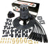 Dragon Fire Performance Pro Series Ready To Run Ignition Distributor Coil and 180° Ceramic Spark Plug Wire Set Compatible with Ford 221 255 260 289 302 302W V8