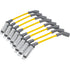 Dragon Fire Performance Yellow Direct Fit 10.5" 8.5mm Low Ohm Spark Plug Wire Set For 1999-2019 Buick Chevrolet GMC Cadillac Pontiac Hummer GM LS V8