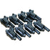 Dragon Fire Performance 8pc Ignition Coil Pack Tune Up Set For 14-18 Chevrolet Cadillac GMC CTS Camaro Corvette Silverado Suburban Tahoe and More 5.3L 6.2L V8