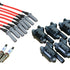 New Dragon Fire Performance Tune Up Set Ignition Coils Iridium Spark Plugs and 13" Spark Plug Wires For 2014-2021 Cadillac Chevy and GMC 5.3L 6.2L 6.6L V8 Kit-1300