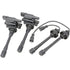 Tune Up Kit Complete With Ignition Coils and OE Style Spark Plug Wires For 1997-2007 Mitsubishi Chrysler Dodge 1.8L 2.0L 2.4L I4
