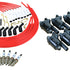 Dragon Fire Performance Custom Fit Tune Up Set Coils Iridium Spark Plugs & Universal LS Ceramic Plug Wires For 2014-2021 Cadillac Chevy & GMC 5.3L 6.2L 6.6L V8  Kit-1440