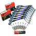 New Dragon Fire Performance Tune Up Set Spark Plugs and Blue Low Ohm Spark Plug Wires For 2003-2008 Saab Buick Isuzu Chevrolet Cadillac GMC Pontiac Hummer V8 LS