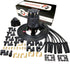 Dragon Fire Performance Pro Series Ready To Run Ignition Distributor Coil and 180° Spark Plug Wire Set Compatible with Ford 221 255 260 289 302 302W V8