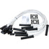 Dragon Fire Retro Race Series Clear Spark Plug Wire Set For 1964-1978 Mopar Dodge 273 318 340 360