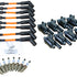 New Dragon Fire Performance Tune Up Set Ignition Coils Iridium Spark Plugs and 9.5" Spark Plug Wires For 2014-2021 Cadillac Chevy and GMC 5.3L 6.2L 6.6L V8  Kit-1338