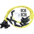 Dragon Fire Retro Race Series Transparent Yellow Spark Plug Wire Set With 135 Degree Boots For 1965-1985 Chevy Big Block 366 396 427 454 502 V8