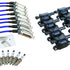 New Dragon Fire Performance Tune Up Set Ignition Coils Iridium Spark Plugs and 10.5" Spark Plug Wires For 2014-2021 Cadillac Chevy and GMC 5.3L 6.2L 6.6L V8  Kit-1304