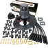 Dragon Fire Performance Pro Series Ready To Run Distributor Coil & 180° Ceramic Plug Wire Set For SBC BBC 262-283 302-350 383 396 400 402 427 454