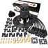 Dragon Fire Performance Pro Series Ready To Run Ignition Distributor Coil and 135° Ceramic Spark Plug Wire Set Compatible with Ford 221 255 260 289 302 302W V8