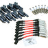 New Dragon Fire Performance Tune Up Set Ignition Coils Iridium Spark Plugs and 10.5" Spark Plug Wires For 2014-2021 Cadillac Chevy and GMC 5.3L 6.2L 6.6L V8 Kit-1261
