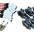 Dragon Fire Performance Tune Up Set Ignition Coils Iridium Spark Plugs & 12" Ceramic Spark Plug Wires For 2014-2021 Cadillac Chevy & GMC 5.3L 6.2L 6.6L V8 Kit-1297