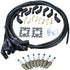 Dragon Fire Performance Custom Fit Tune Up Set With Iridium Spark Plugs & Universal LS Plug Wires For 2014-2021 Cadillac Chevrolet Chevy & GMC 5.3L 6.2L 6.6L V8  Kit-1400