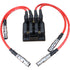 Tune Up Set Ignition Coil Pack With Towers in a Single Row and Performance Spark Plug Wire Set For 2001-2005 Volkswagen 2.0L L4