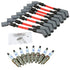 New Dragon Fire Performance Tune Up Set Complete With Iridium Spark Plugs and 9.5" Spark Plug Wires For 2014-2021 Cadillac Chevy and GMC 5.3L 6.2L 6.6L V8  Kit-1331