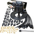 Dragon Fire Performance Black Out Kit All In One HEI Ignition Distributor and 90° Spark Plug Wire Set Compatible with Ford 221 255 260 289 302 302W V8