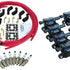 Dragon Fire Performance Custom Fit Tune Up Set Coils Iridium Spark Plugs & Universal LS Ceramic Plug Wires For 2014-2021 Cadillac Chevy & GMC 5.3L 6.2L 6.6L V8  Kit-1381