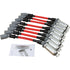 Dragon Fire Race Series High Performance 10.2mm Ignition Spark Plug Wire Set For GM CHEVY PONTIAC CHEVROLET LS1 LS2 LS3 ENGINE 10.2MM HUGE SPARK PLUG WIRES SET RED
