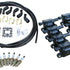 Dragon Fire Performance Custom Fit Tune Up Set With Coils Iridium Spark Plugs and Universal LS Plug Wires For 2014-2021 Cadillac Chevy & GMC 5.3L 6.2L 6.6L V8  Kit-1402
